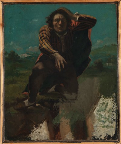 På kanten av stupet tekijältä Gustave Courbet