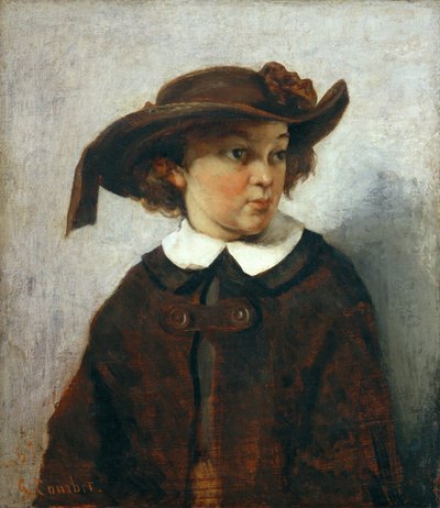 Nuoren tytön muotokuva tekijältä Gustave Courbet