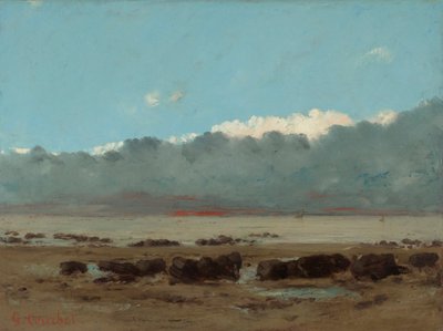Black Rocks Trouvillessa tekijältä Gustave Courbet