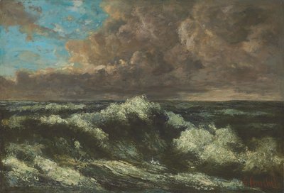 Merimaisema; Merimaisema, noin 1870 tekijältä Gustave Courbet