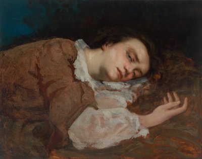Tutkimus Seinen rantojen naisille Summer, 1856 tekijältä Gustave Courbet