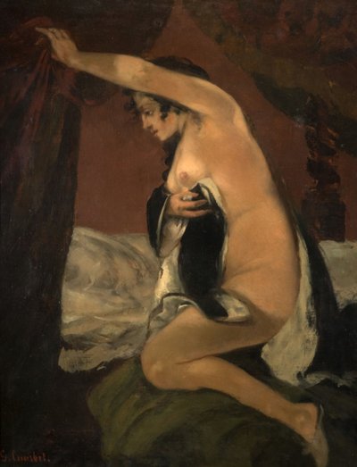 Tutkimus Venuksesta Venuksessa ja psyykessä, 1865. tekijältä Gustave Courbet
