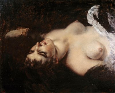 Tutkimus papukaijan naiselle Mallina voisi olla Joanna Hiffernan, dit Jo - Gustave Courbetin maalaus (1819-1877) tekijältä Gustave Courbet