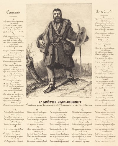 aApostoli Jean Journet ryhtyy valloittamaan yleisen harmonian tekijältä Gustave Courbet