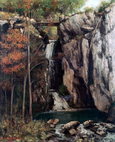Kuilu Conchesissa, 1864 tekijältä Gustave Courbet