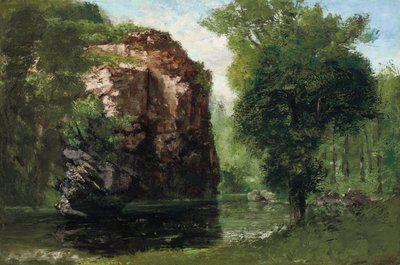 Hiljainen joki tekijältä Gustave Courbet