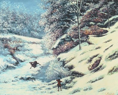 Haavoittunut polttarit, noin 1869 tekijältä Gustave Courbet