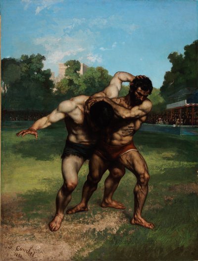 Painijat tekijältä Gustave Courbet
