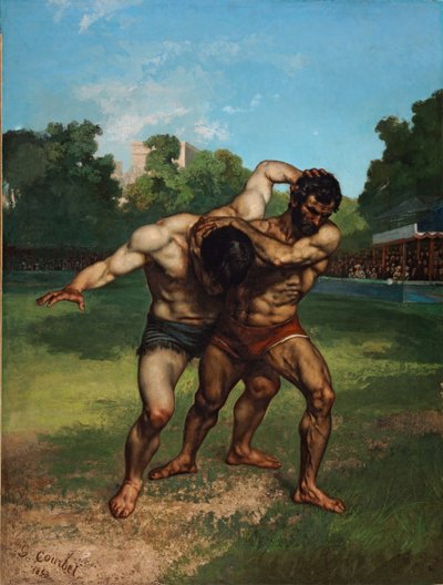 Painijat tekijältä Gustave Courbet