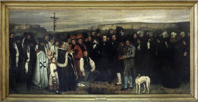 Hautajaiset Ornansissa - Gustave Courbet, Musée d