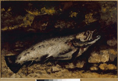 Taimen (öljy kankaalle tekijältä Gustave Courbet