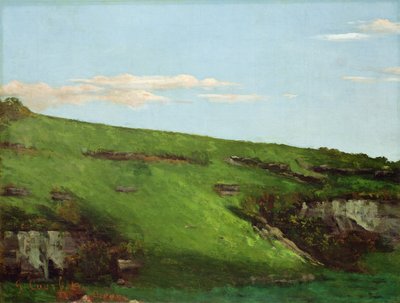 Wiesenhang lähellä Ornansia, 1862 tekijältä Gustave Courbet