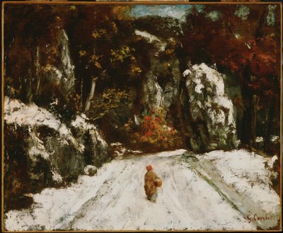 Talvi Jurassa tekijältä Gustave Courbet