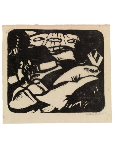 hollantilainen: maisema tai maisema, jossa on maatila tekijältä Gustave de Smet