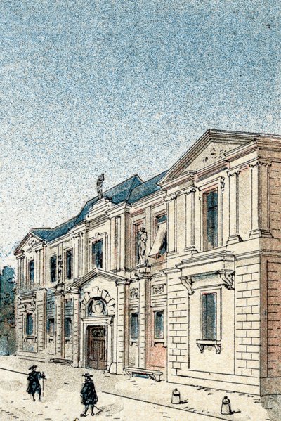 Näkymä Hotel Carnavaletille, Sevignen markiisin asuinpaikalle tekijältä Gustave Demoulin