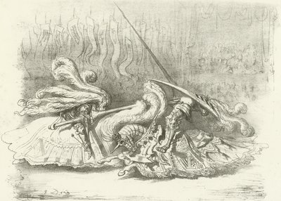 Turnaus - Beauty the Prize AD1450 (syväpaino) tekijältä Gustave Dore