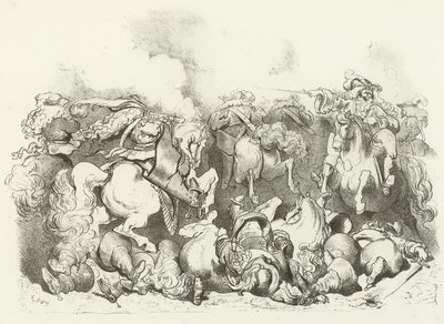 Panos valohevosesta Louis XIV:n hallituskaudella (syväpaino) tekijältä Gustave Dore