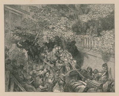 Täynnä hevosvaunuja tekijältä Gustave Dore