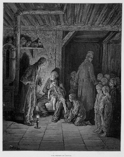Turvatalo – Gustave Doren ”” Lontoossa”. tekijältä Gustave Dore