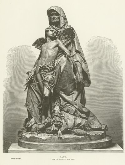 Allegoria kohtalosta tekijältä Gustave Dore