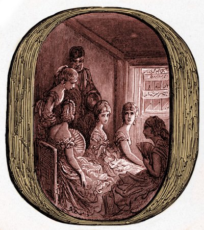 Dorén oopperalaatikko kuninkaallisessa oopperatalossa tekijältä Gustave Dore