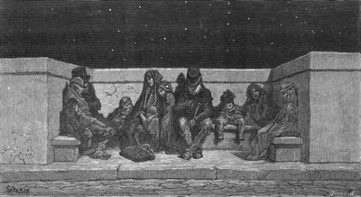 "Sleep Under the Stars", 1872. tekijältä Gustave Dore