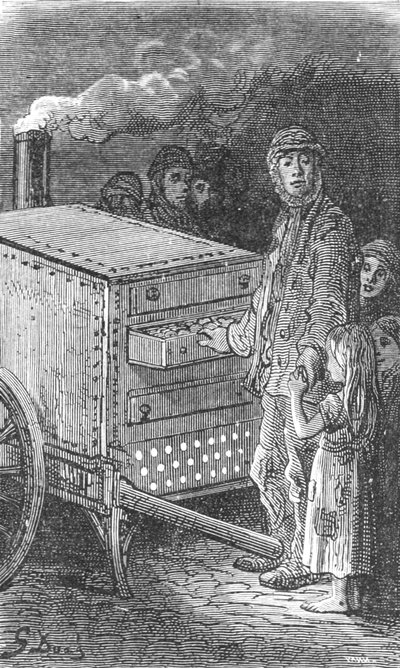 Baked Potato Man, 1872. tekijältä Gustave Dore