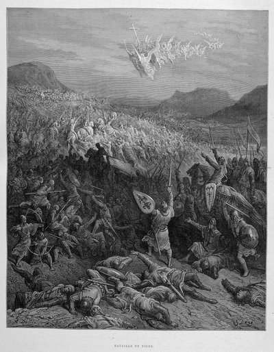 Nizzan taistelu Gustave Dorén ensimmäisen ristiretken aikana tekijältä Gustave Dore