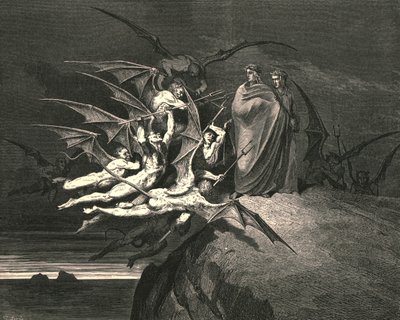 Älkää olko kukaan teistä törkeä, c1890. tekijältä Gustave Dore