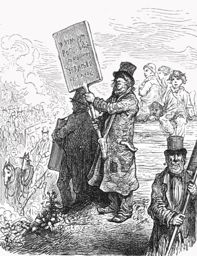 "Bible Hawker", 1872. tekijältä Gustave Dore