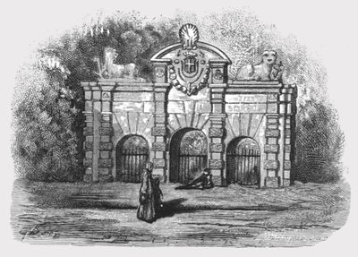 "Buckingham Gate", 1872. tekijältä Gustave Dore