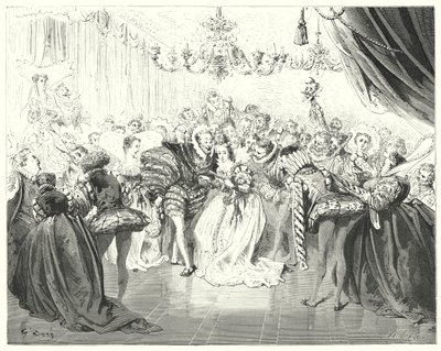 Cendrillon; Cinderella (kaiverrus) tekijältä Gustave Dore