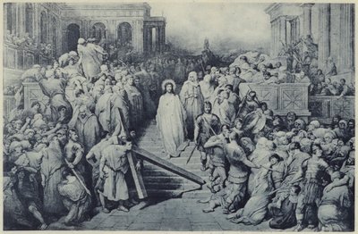 Kristus lähtee Praetoriumista (litho) tekijältä Gustave Dore