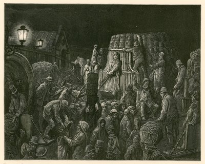 Covent Garden Market, Lontoo tekijältä Gustave Dore
