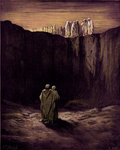Danten kiirastule tekijältä Gustave Dore