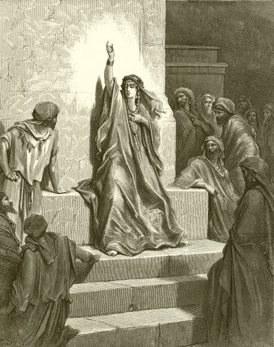 Deborah (kaiverrus) tekijältä Gustave Dore