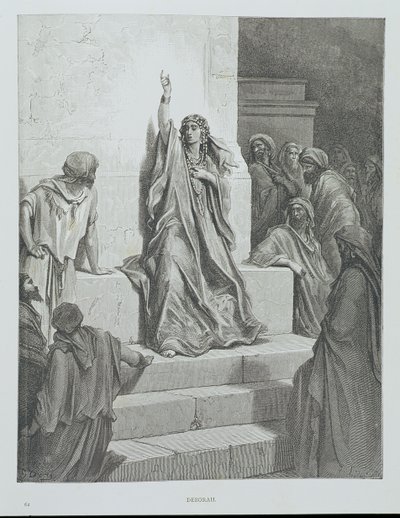 Deborah, kaiverrus Ettlin, n.1868 tekijältä Gustave Dore
