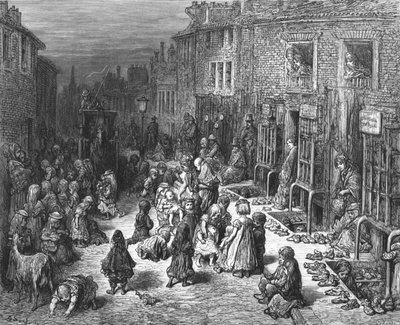"Dudley Street, Seven Dials", 1872. tekijältä Gustave Dore