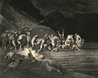 Samoin Adamsin paha sikiö, vuodelta 1890. tekijältä Gustave Dore