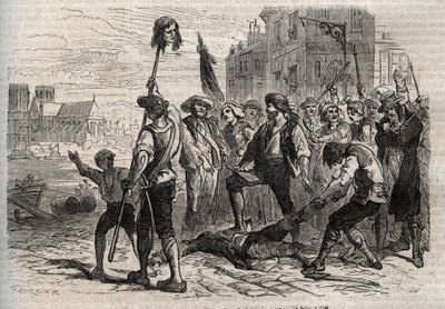 Ranskan vallankumous: Jacques de Flesselles, Bregyn kreivi (1730-1789), ranskalainen hallintovirkailija, prevot des marchands sur les degres de l