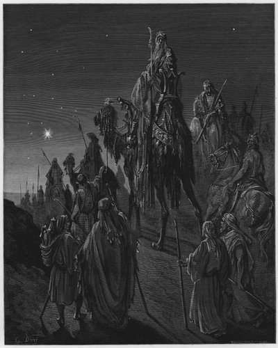 Gustave Dore Raamattu: Viisaat miehet, joita tähti ohjaa tekijältä Gustave Dore