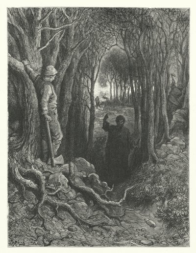 Gustave Doren kuvitus Coleridgen teokseen Rime of the Ancient Mariner (kaiverrus). tekijältä Gustave Dore