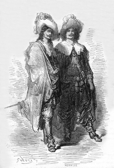 Gustave Doren kuvitus TheophileGautierin kirjasta Captain Fracasse. tekijältä Gustave Dore