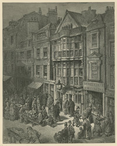 Kuva Bishopsgate Streetistä tekijältä Gustave Dore