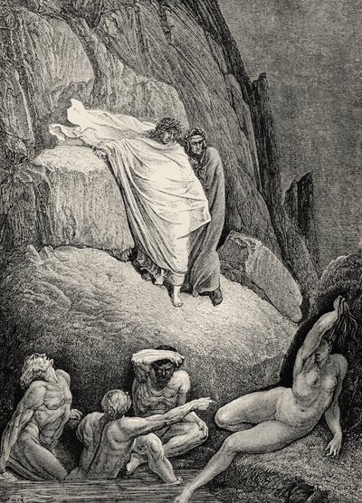 Kuvitus Danten jumalalliseen komediaan - Helvetti (La Divina Commedia, L