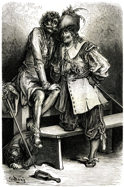 Kuva kapteeni Fracasselle tekijältä Gustave Dore