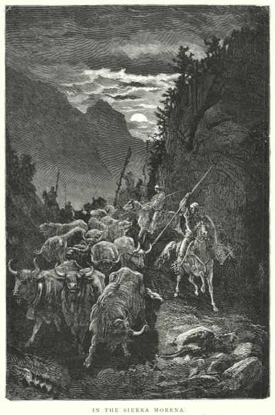Sierra Morena (kaiverrus) tekijältä Gustave Dore