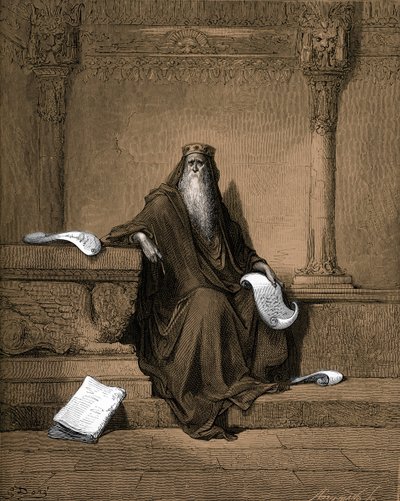 Kuningas Salomo - Raamattu tekijältä Gustave Dore