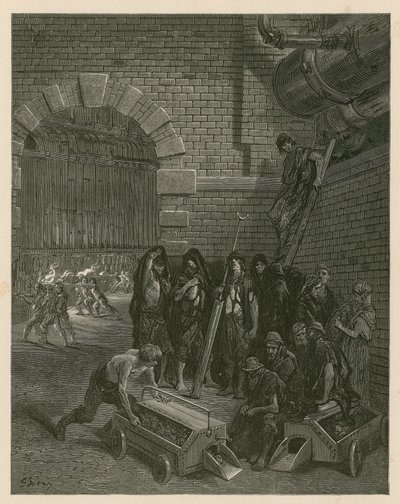 Lambeth Gas Works, Lontoo tekijältä Gustave Dore
