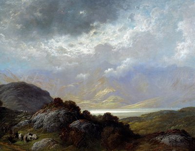 Gustave Doren (1832-1883) Skotlannin maisemamaalaus 1800-luvun Caen, Kuvataidemuseo tekijältä Gustave Dore
